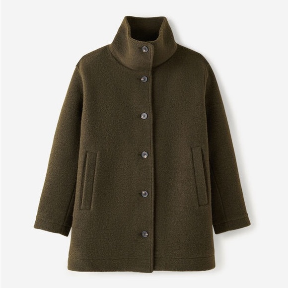 Roots Jackets & Blazers - Roots Seymour Wool Coat in Olive Green